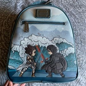 Star Wars Rey and Kylo Loungefly Mini Backpack